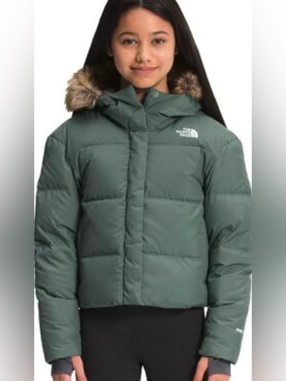 14/16 North Face Hooded Puffer